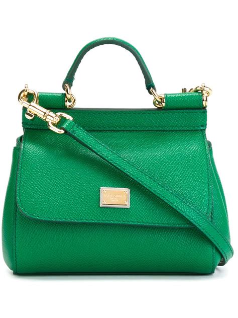 dolce gabbana green leather handbag|dolce and gabbana evening bags.